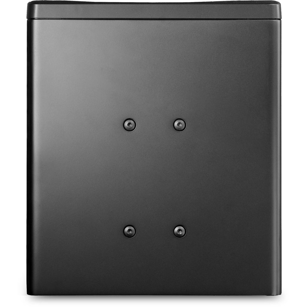 Kali Audio SM-8 active nearfield monitor speaker with black enclosure and front-facing controls on studio audio equipment
