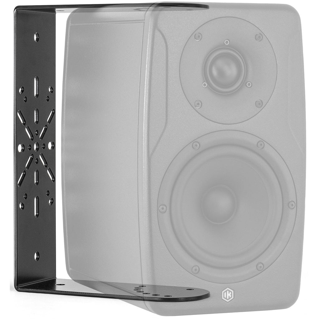 IK Multimedia iLoud Precision 5 MK2 studio monitor stand mounting bracket for secure speaker placement.