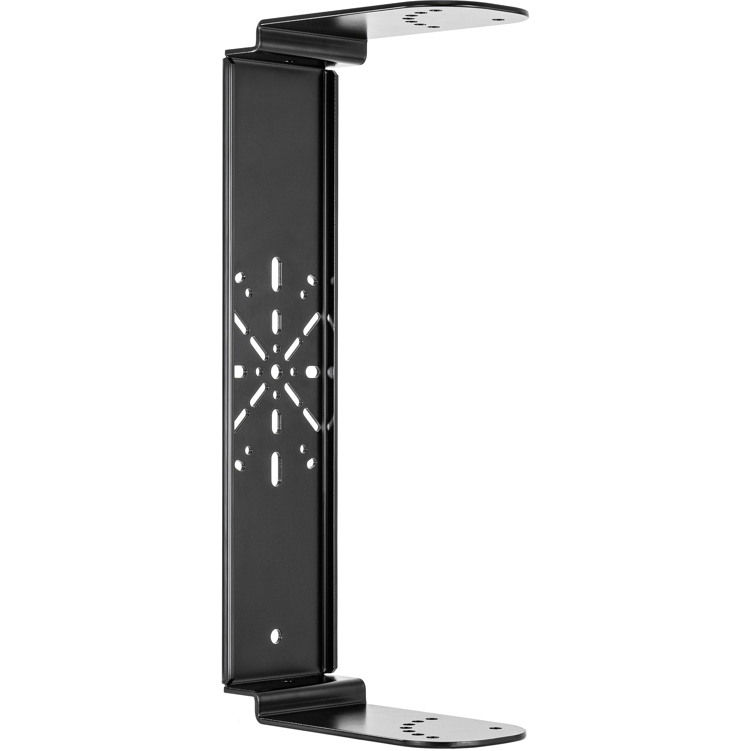IK Multimedia iLoud Precision MTM MK2 studio monitor stands with mounting brackets for secure placement and optimal sound quality.