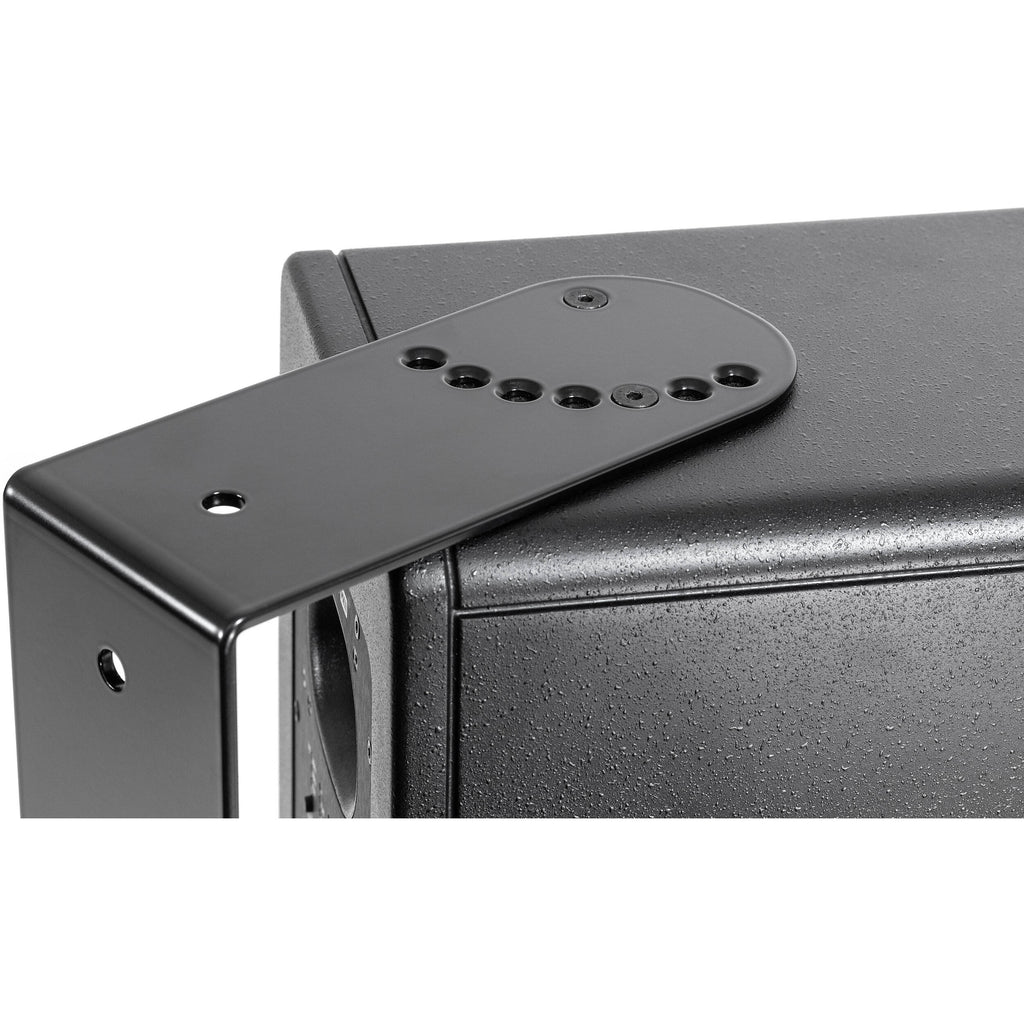 IK Multimedia iLoud Precision MTM MK2 studio monitor stands with mounting brackets for secure speaker placement.