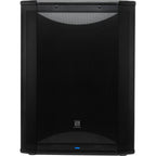 Presonus Air XD Sub 18 active subwoofer with large speaker driver and control panel, designed for powerful bass in audio systems.