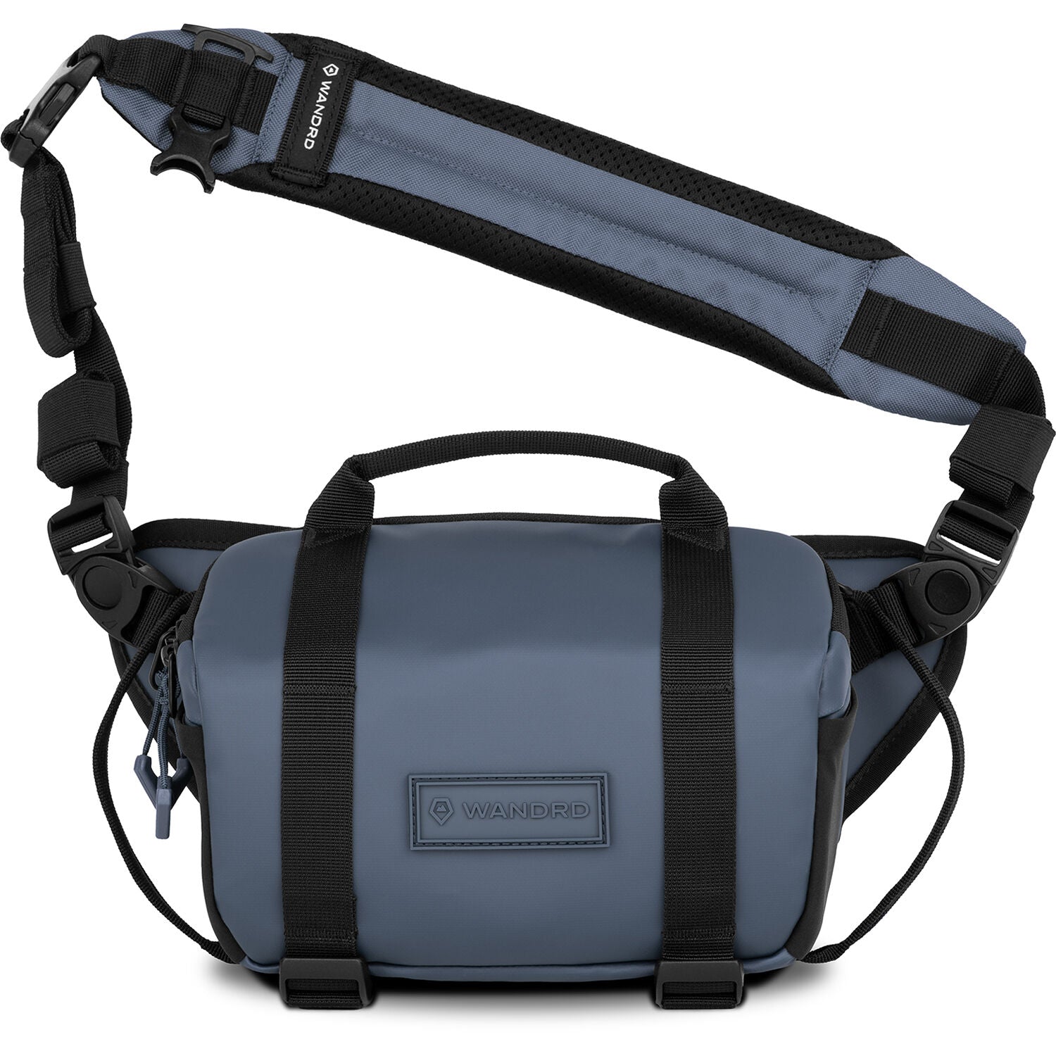 Wandrd Rogue Sling bag designed for video equipment, showing its compact, organized storage with adjustable strap and durable material.