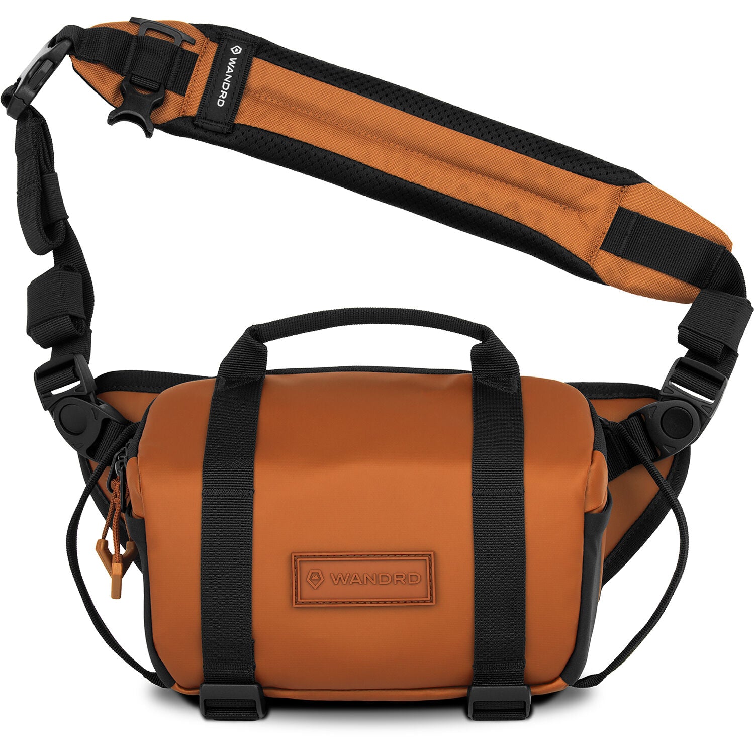 Wandrd Rogue Sling bag for video equipment, with adjustable strap and multiple compartments, designed for camera gear storage.