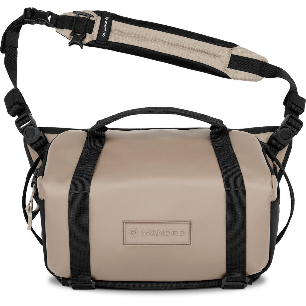 Wandrd Rogue Sling video equipment bag with adjustable strap and multiple compartments for cameras and accessories.
