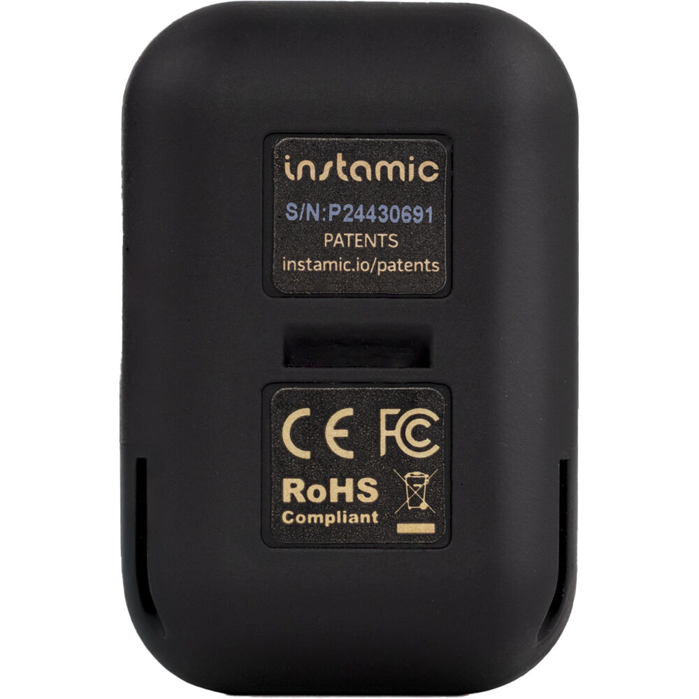 Instamic Pro Plus C stereo portable recorder with built-in microphones and compact design, ideal for high-quality audio recording.