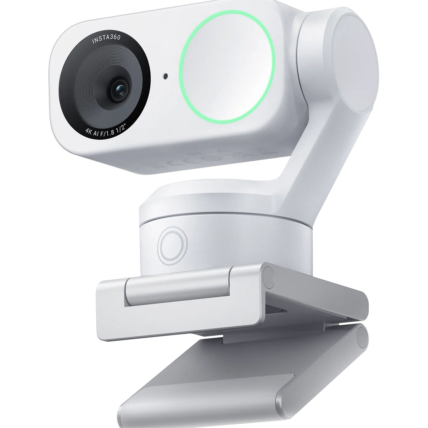 Insta360 Link 2 Standard video conferencing camera with adjustable lens and built-in microphone for professional virtual meetings.