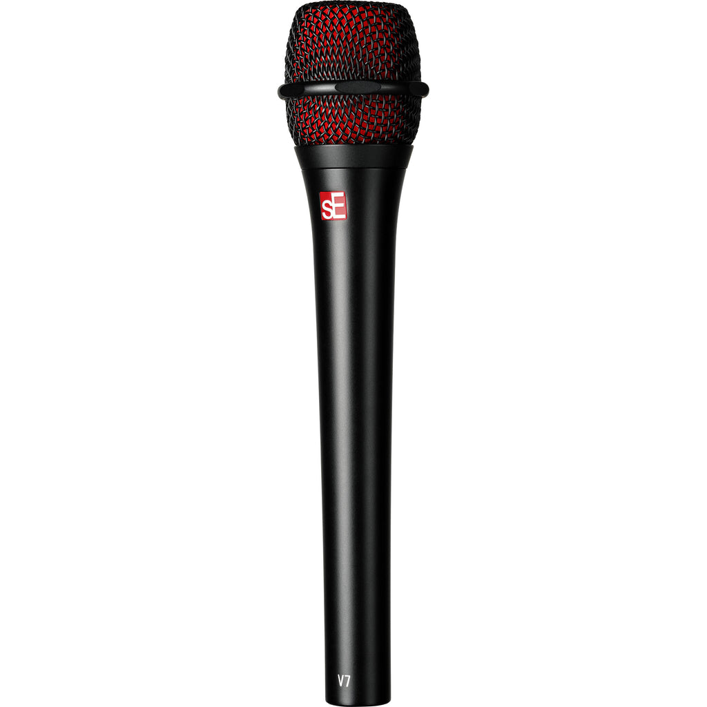 SE Electronics V7 ENG dynamic microphone, handheld professional microphone with cardioid pattern for broadcasting and live sound.