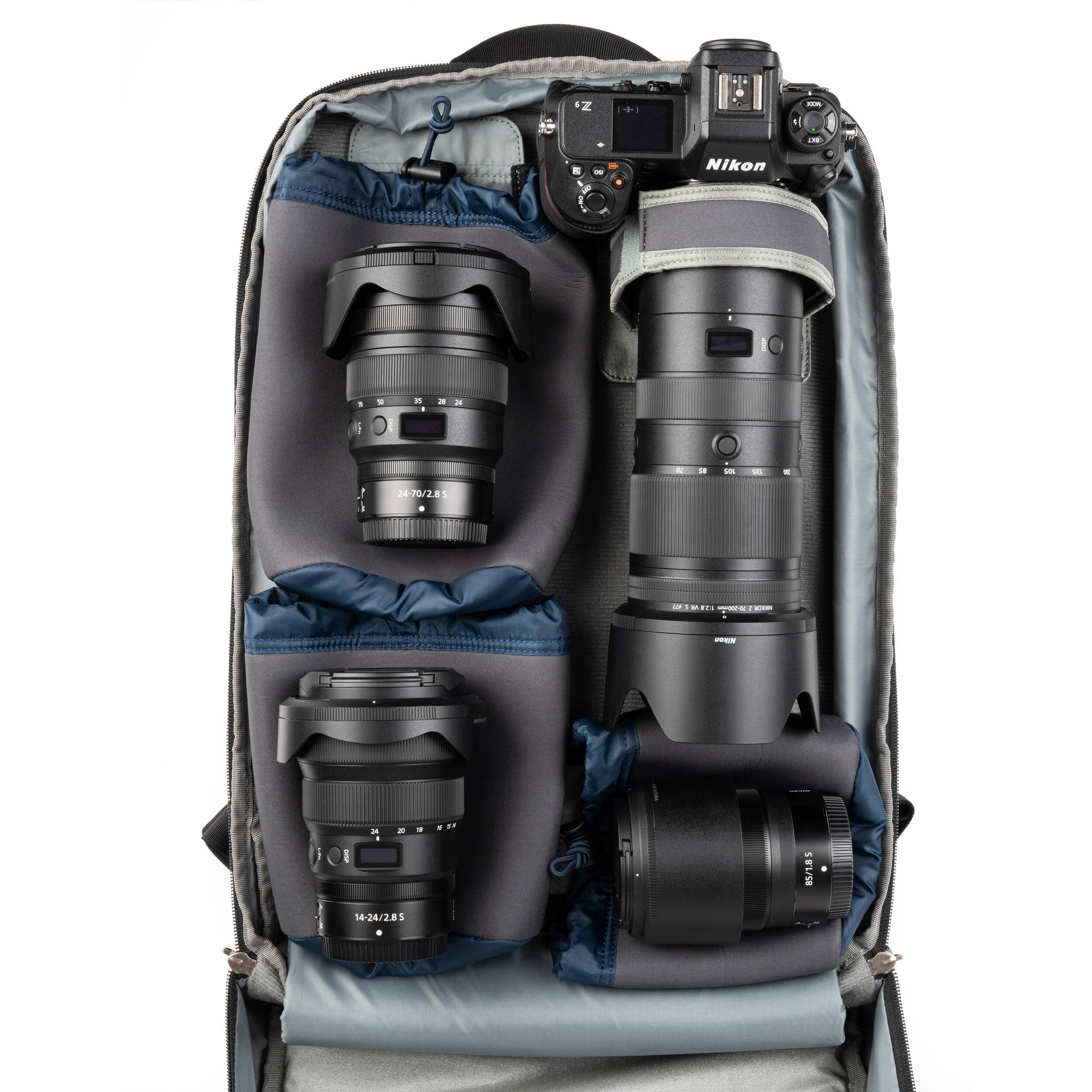 Think Tank Shape Shifter video equipment bag with adjustable compartments and padded exterior for secure camera gear storage.