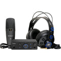Fender Quantum Creator Bundle studio music production set with headphones, audio interface, and accessories for musicians.