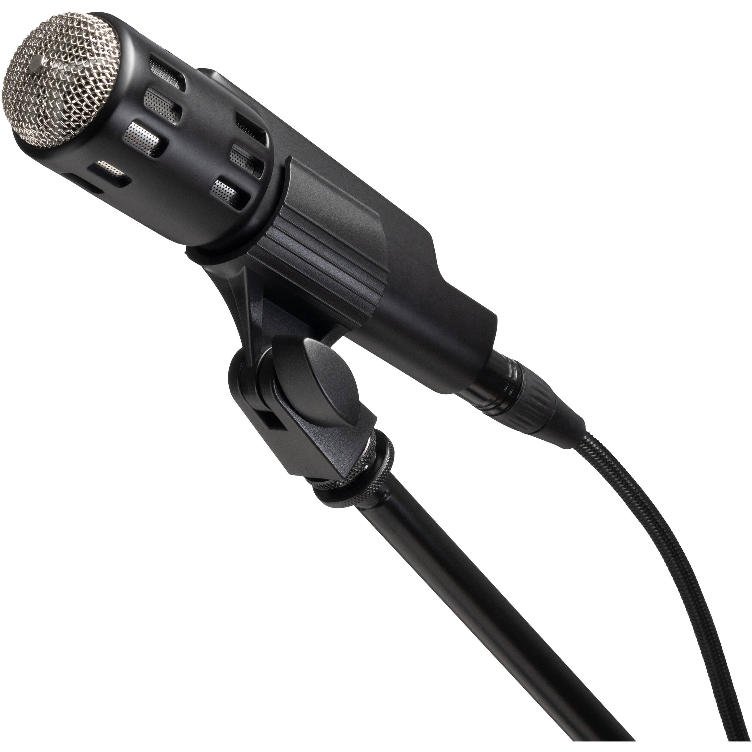 Warm Audio Retro 64 dynamic microphone with vintage design and durable metal body, ideal for studio and live sound applications.