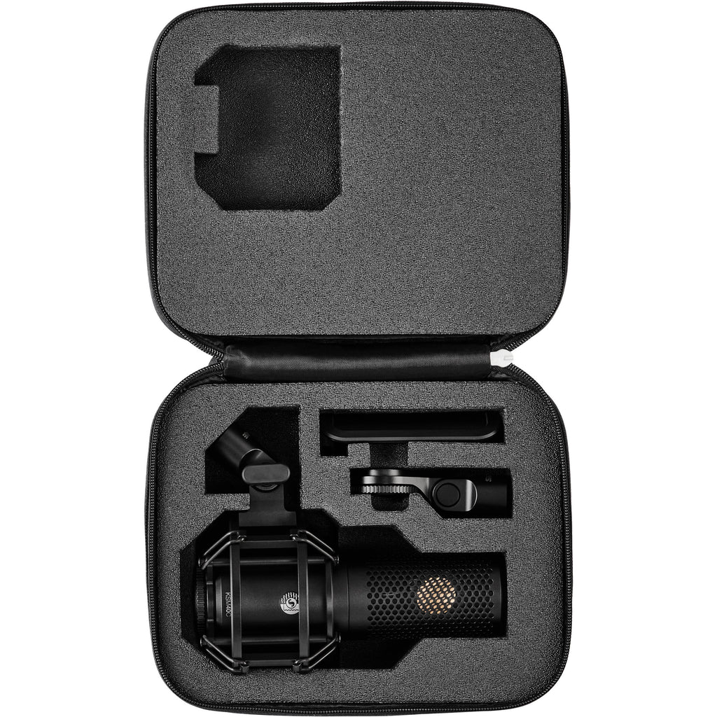 Shure KSM40C condenser microphone with professional-grade build and cardioid pickup pattern, suitable for studio recording.