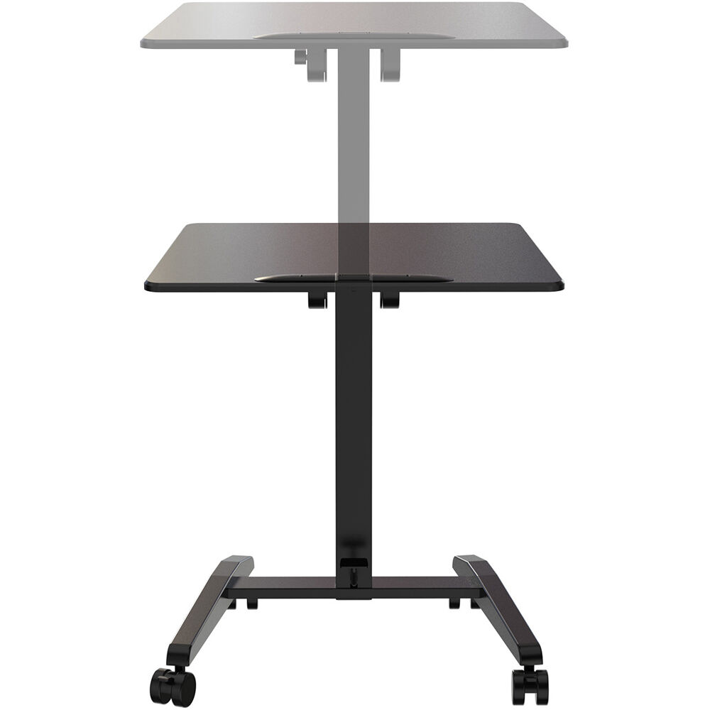 K&M 12186 laptop desk stand with adjustable height and ergonomic design for comfortable laptop use.