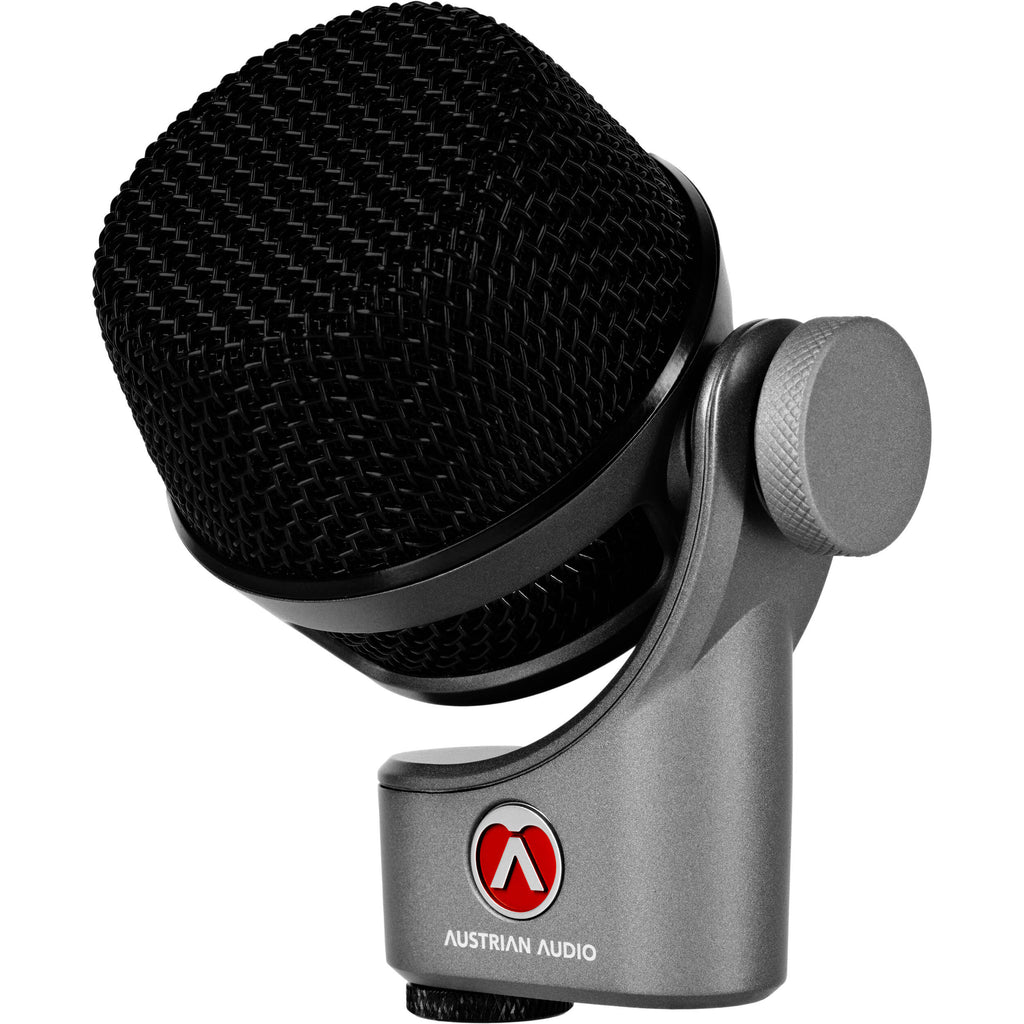 Austrian Audio OC-B6 condenser microphone with black body and grille, designed for professional studio recording and vocals.