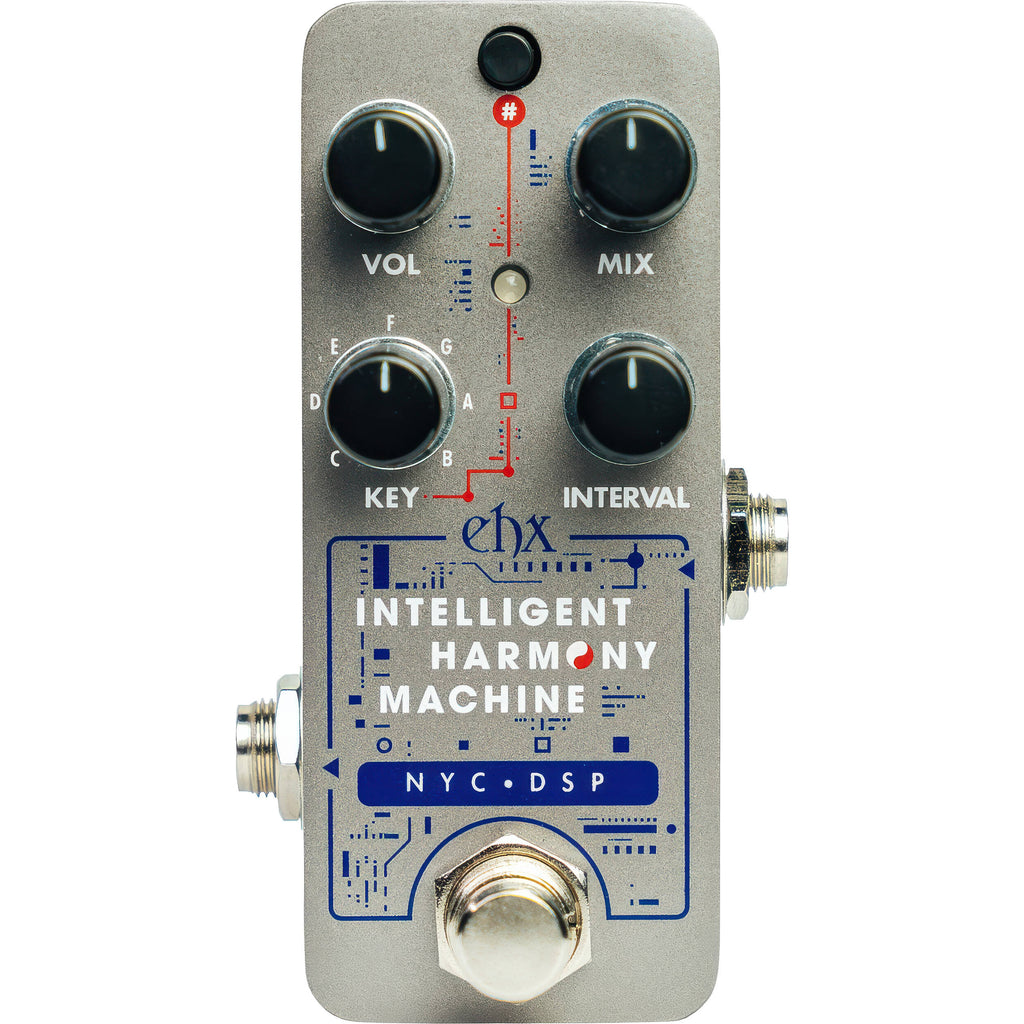 Electro Harmonix Pico Intelligent Harmony Machine pedal with compact design and multiple harmony settings.