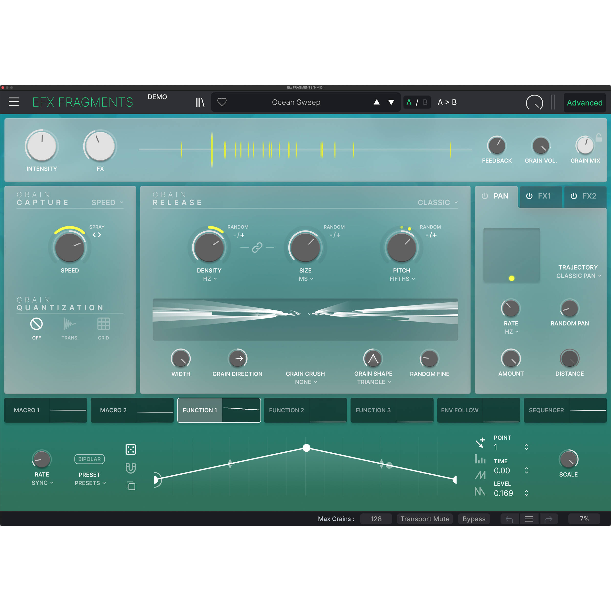 Arturia FX Collection 6 Intro virtual plugin processors interface showing various audio effects and controls.