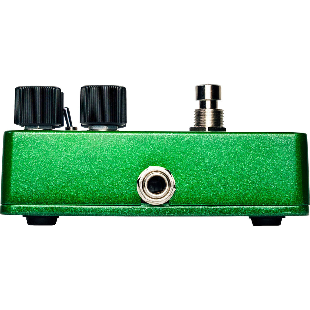 Electro Harmonix Nano Bass Big Muff Pi 2 guitar effects pedal with knobs and input/output jacks for bass guitar.