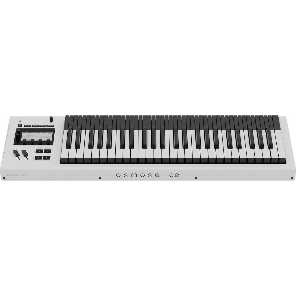 Expressive E Osmose CE 49 midi keyboard with expressive keys and advanced controls, designed for professional music production.