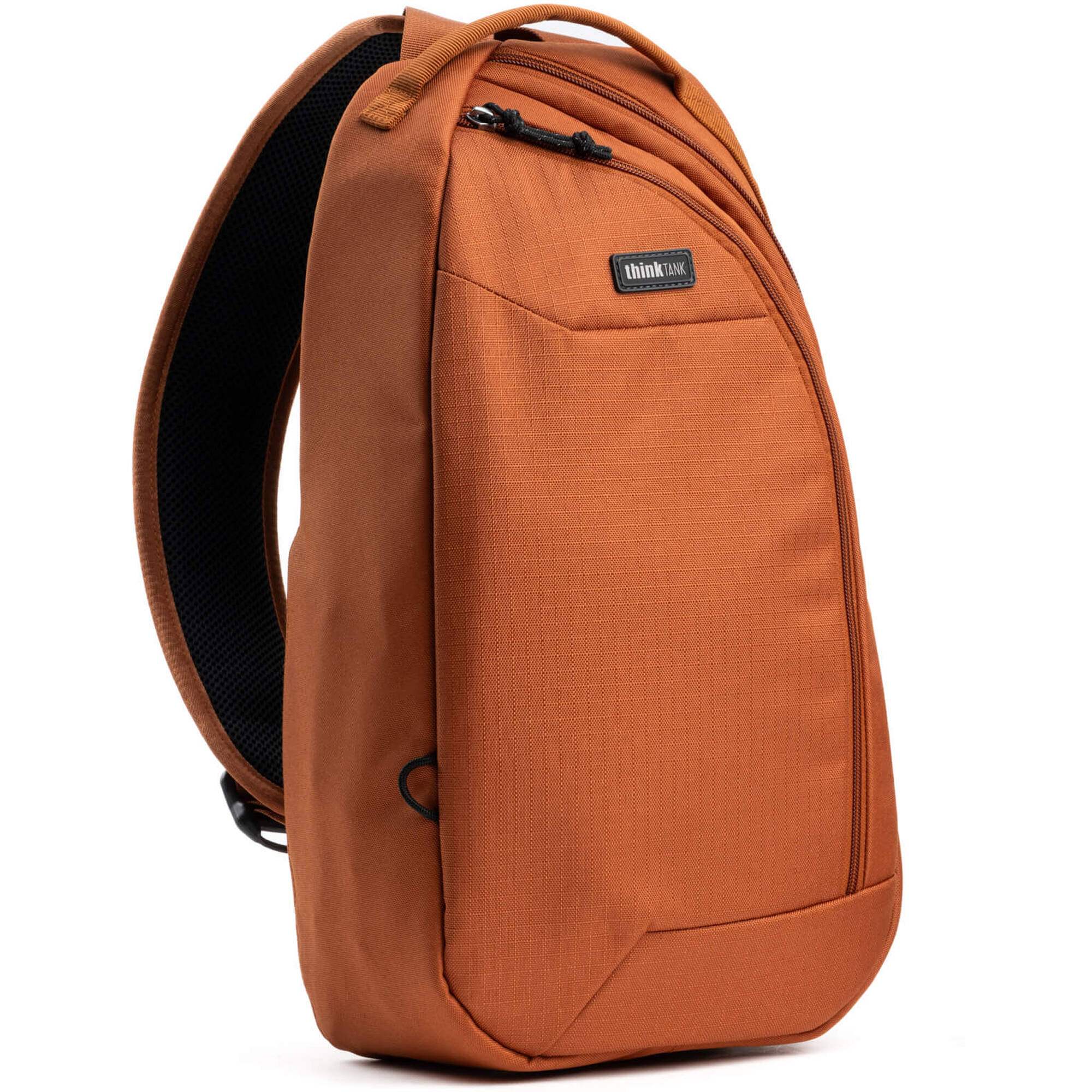 Think Tank TurnStyle video equipment bag with adjustable strap, compact design, and multiple compartments for camera gear.
