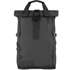 Wandrd Prvke bag with video equipment compartments, showing the stylish, durable black camera and gear storage case.