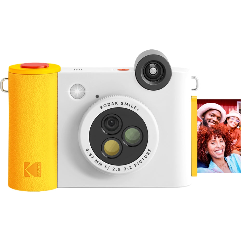 Kodak Smile+ instant compact camera with colorful design, ready to capture and print photos instantly.