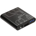 Intech Studio KNOT MIDI interface showing multiple input and output ports on a sleek black device.