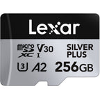 Lexar 1066X microSDXC Silver Plus (V30) R205/W150 Memory Card