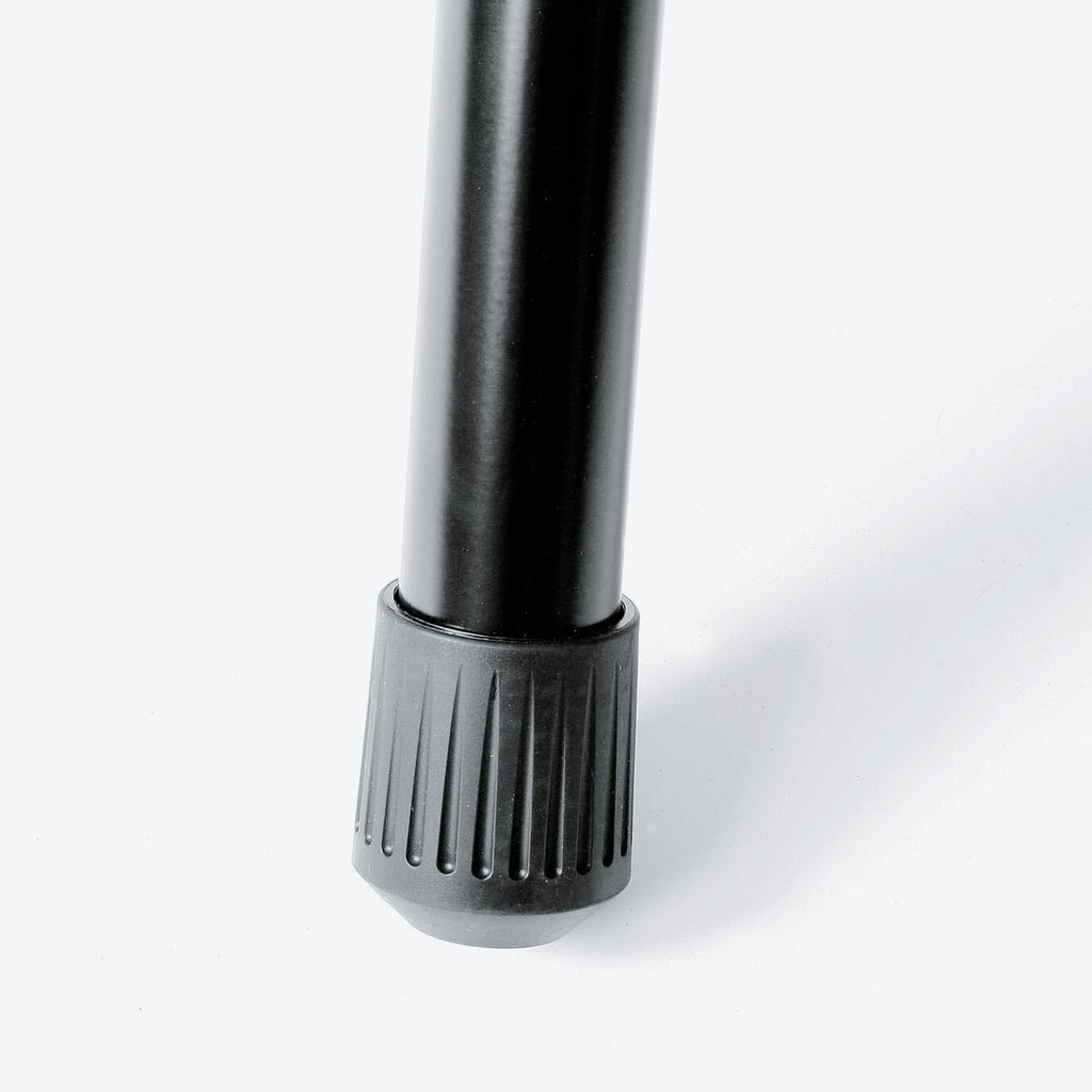 K&M 21436 PA speaker stand with adjustable height and sturdy tripod base for professional audio setup.