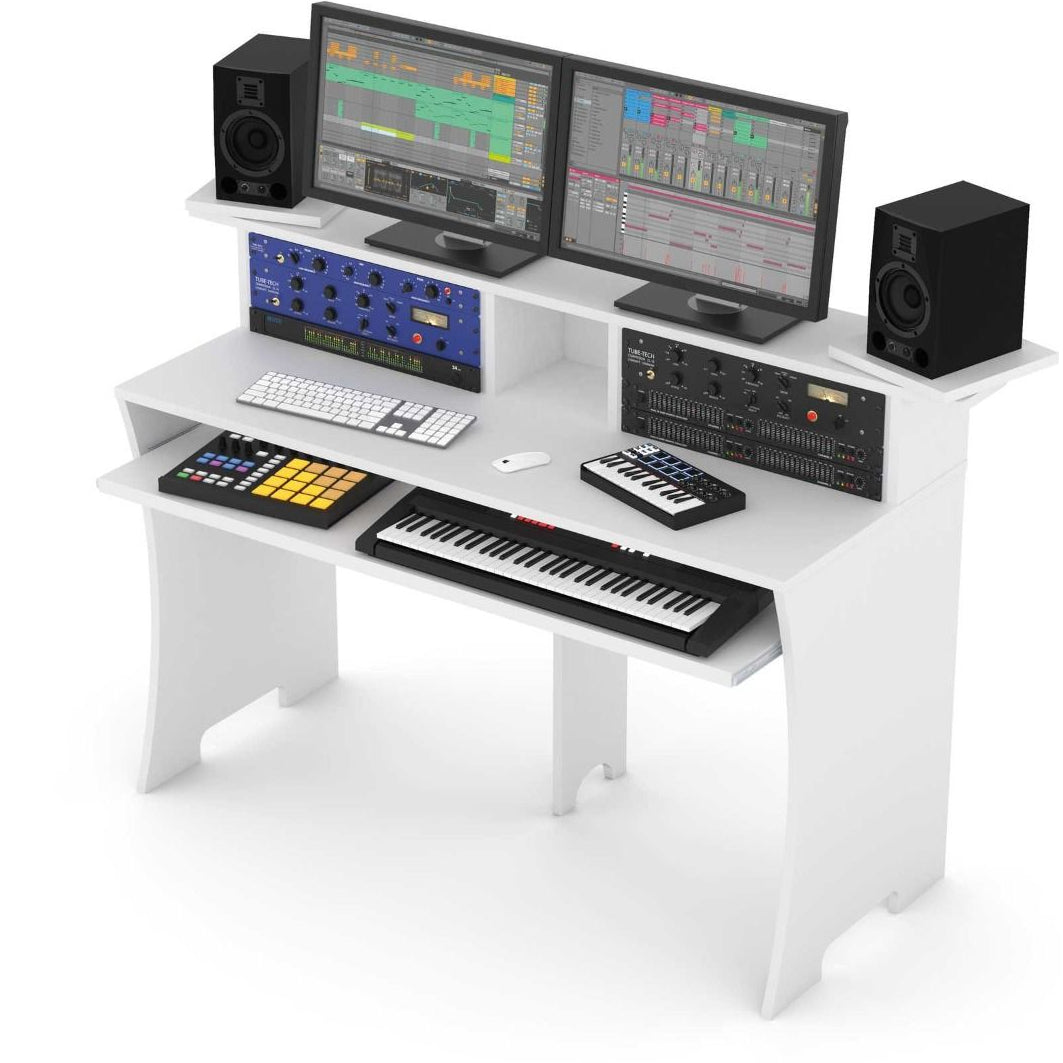Glorious Workbench studio furniture with a sturdy wooden surface and metal frame, ideal for creative workspace setups.