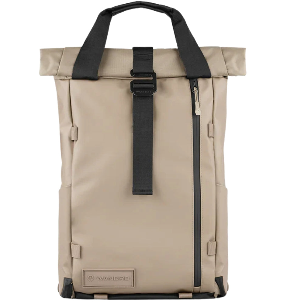 Wandrd Prvke EDC 18L video equipment bag with compact design, multiple compartments, and durable black nylon material.