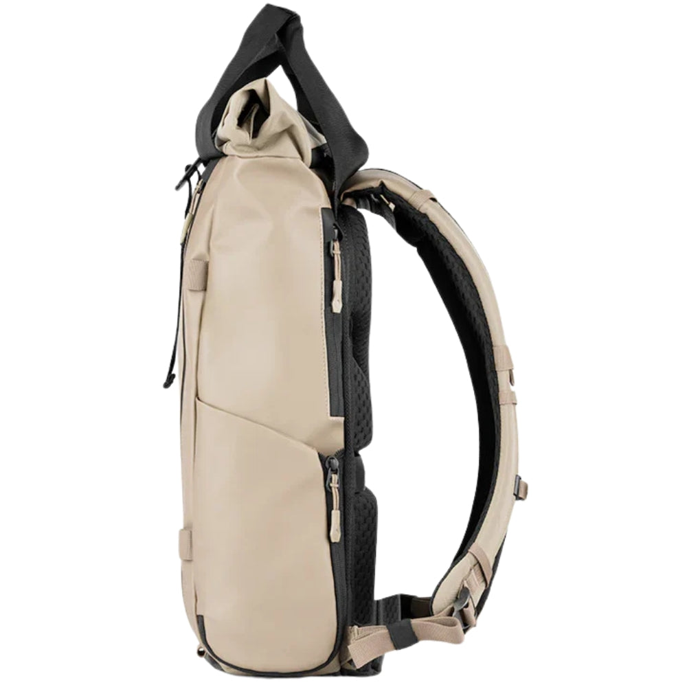 Wandrd Prvke EDC 18L video equipment bag with compact design, multiple compartments, and durable black fabric for camera gear storage.