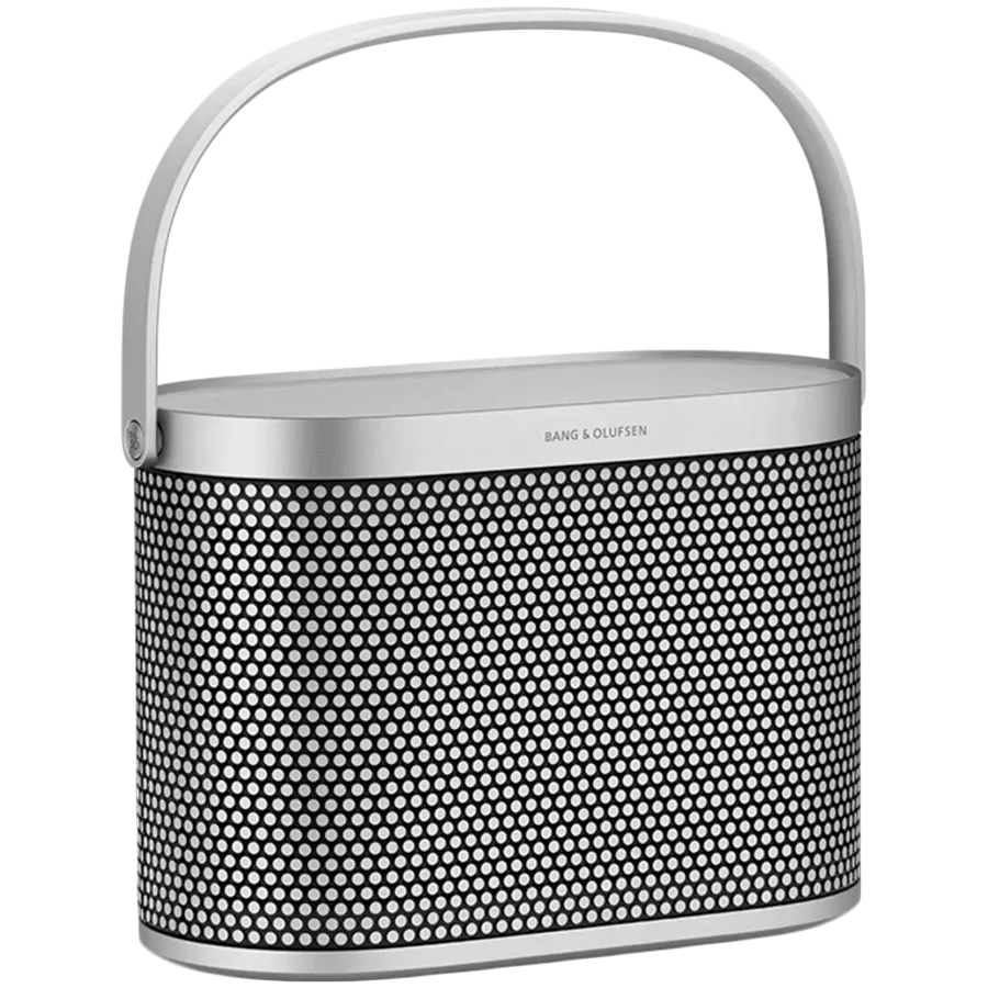 Bang & Olufsen Beosound A5 portable speaker with sleek design, showing its compact, modern look and premium finish.