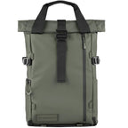 Wandrd Prvke video equipment bag with multiple compartments and padded interior for DSLR cameras and accessories.