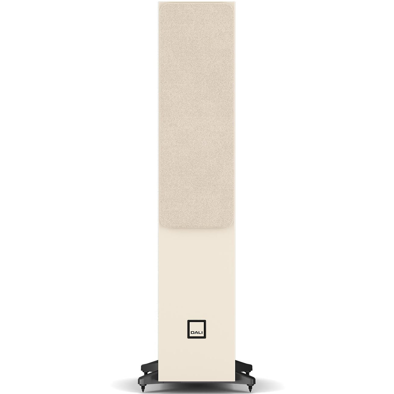 DALI Sonik 5 passive floorstanding speakers with black finish, featuring multiple drivers and sleek modern design.
