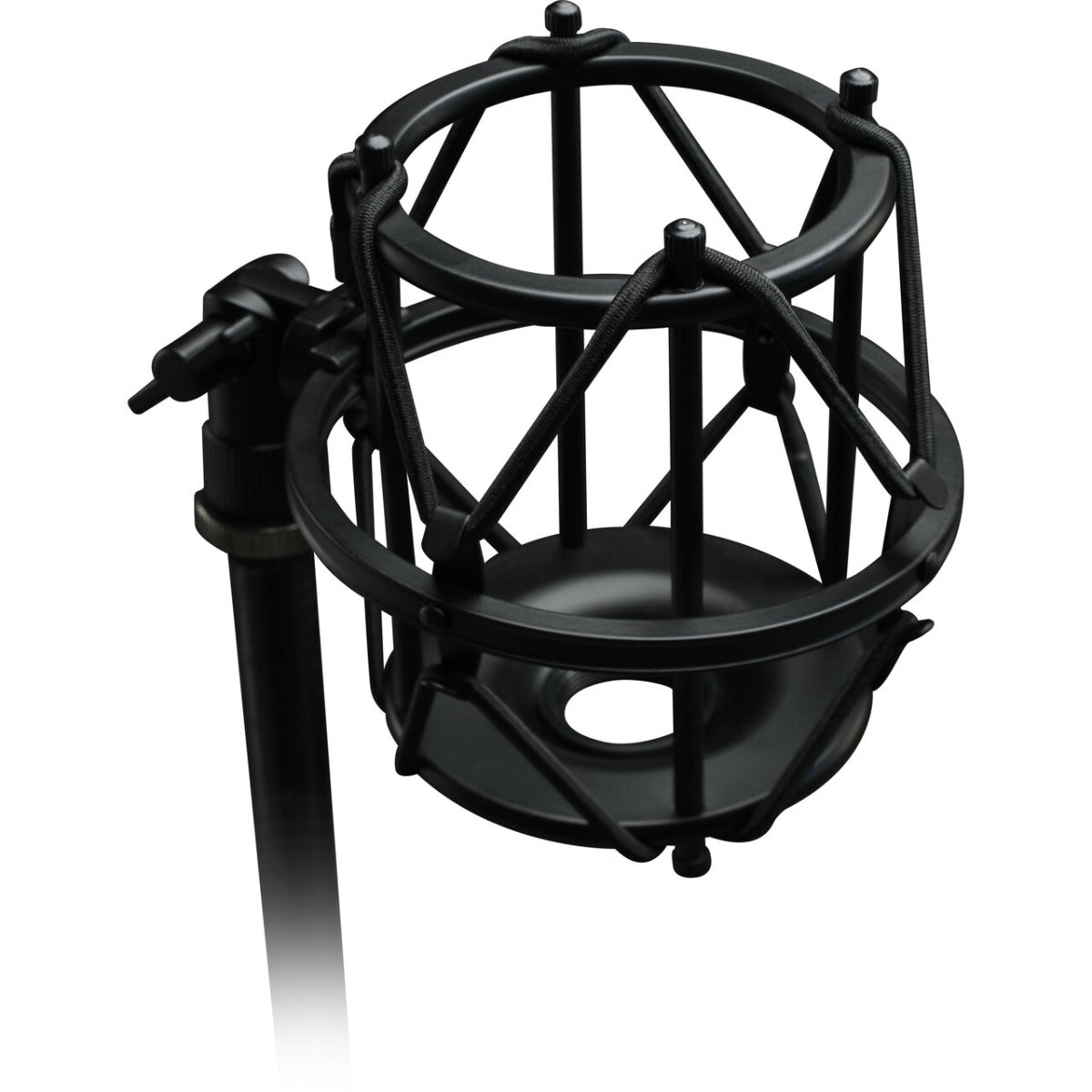 Presonus SHK-1 microphone shock mount with adjustable suspension and mounting hardware for studio microphones.