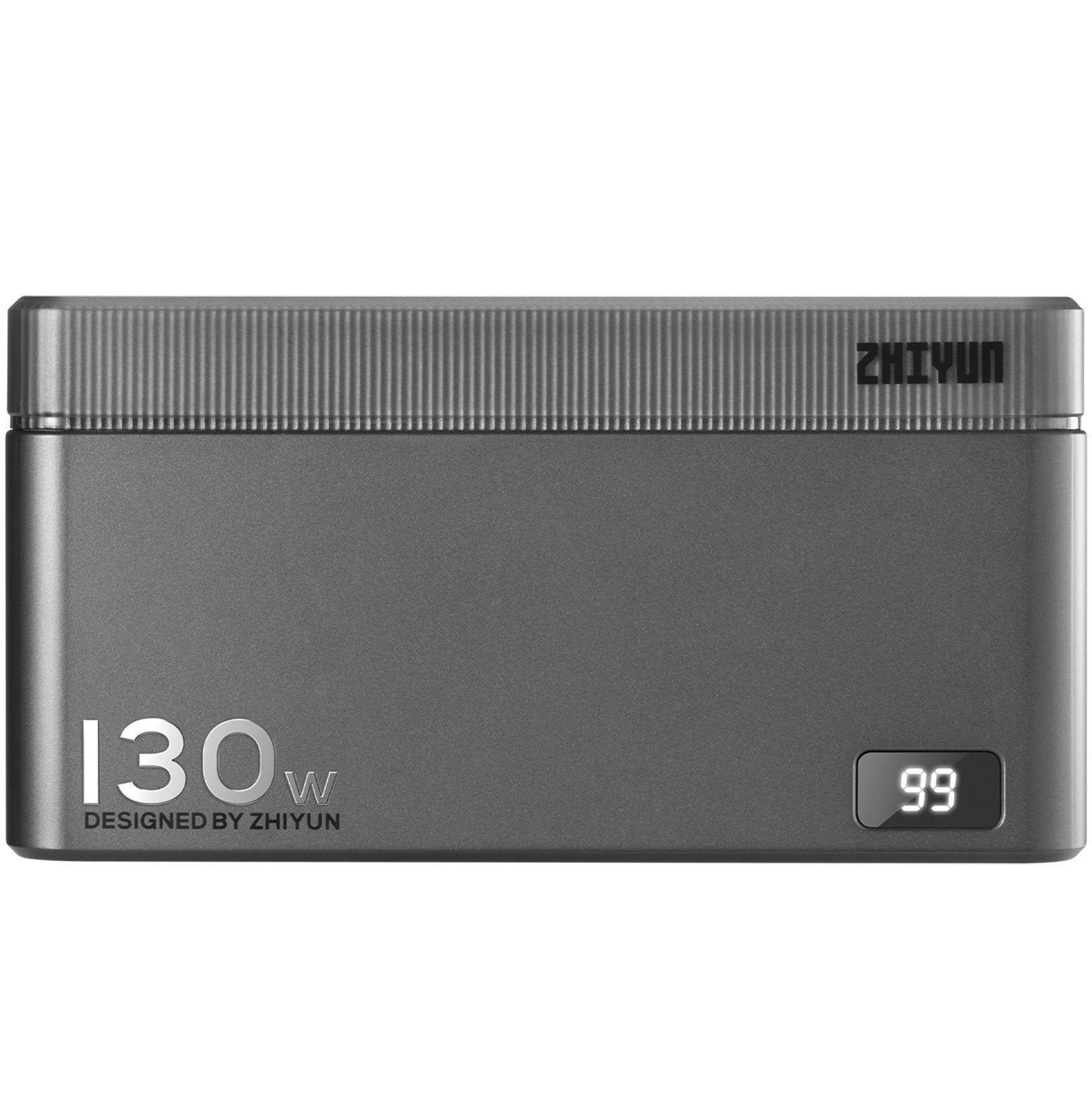 Zhiyun Molus Power Bank 130W portable charger with multiple USB ports and compact design for fast device charging.
