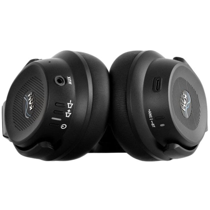 Kali Audio HP-1 studio headphones with black over-ear cushioned ear cups and adjustable headband for professional audio monitoring