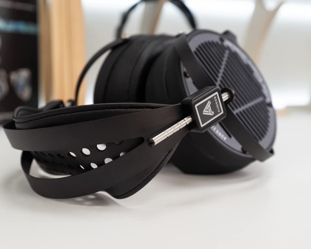 Audeze LCD-2 Classic leather-free studio headphones with large ear cups and adjustable headband, black finish, on a neutral background.