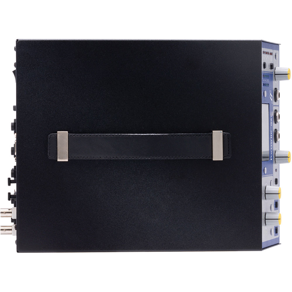 Focusrite ISA One microphone preamp with professional controls and input connections for high-quality audio recording.