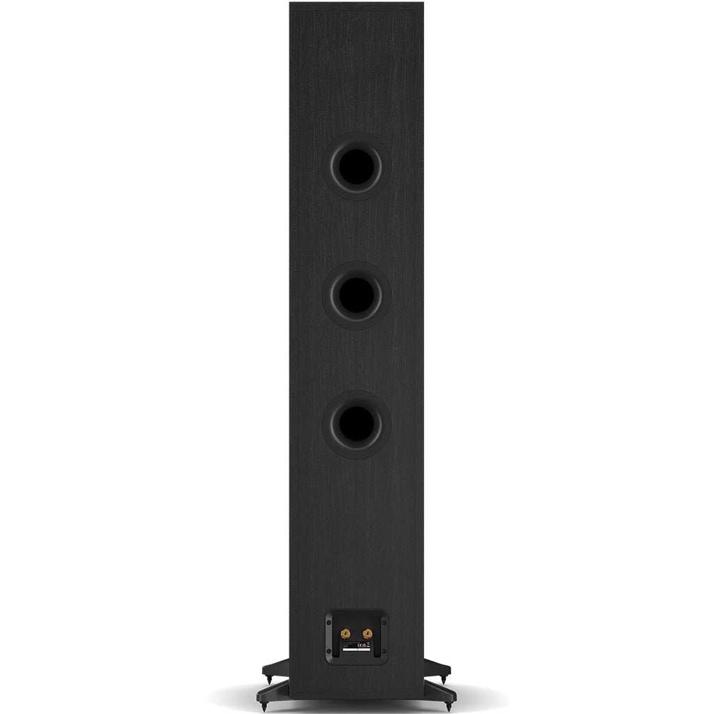 DALI Sonik 9 passive floorstanding speakers with sleek black cabinets and multiple drivers for high-quality sound.