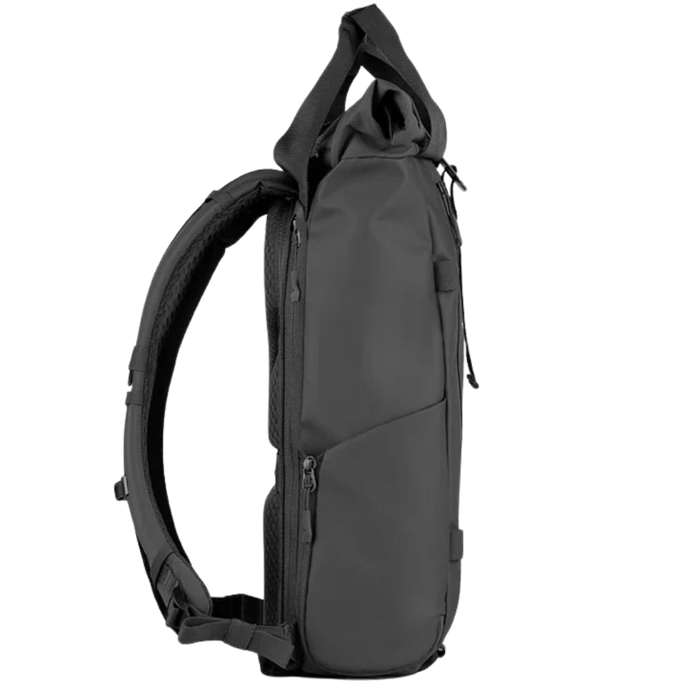 Wandrd Prvke EDC 18L video equipment bag with compact design, padded compartments, and adjustable straps for camera gear storage.