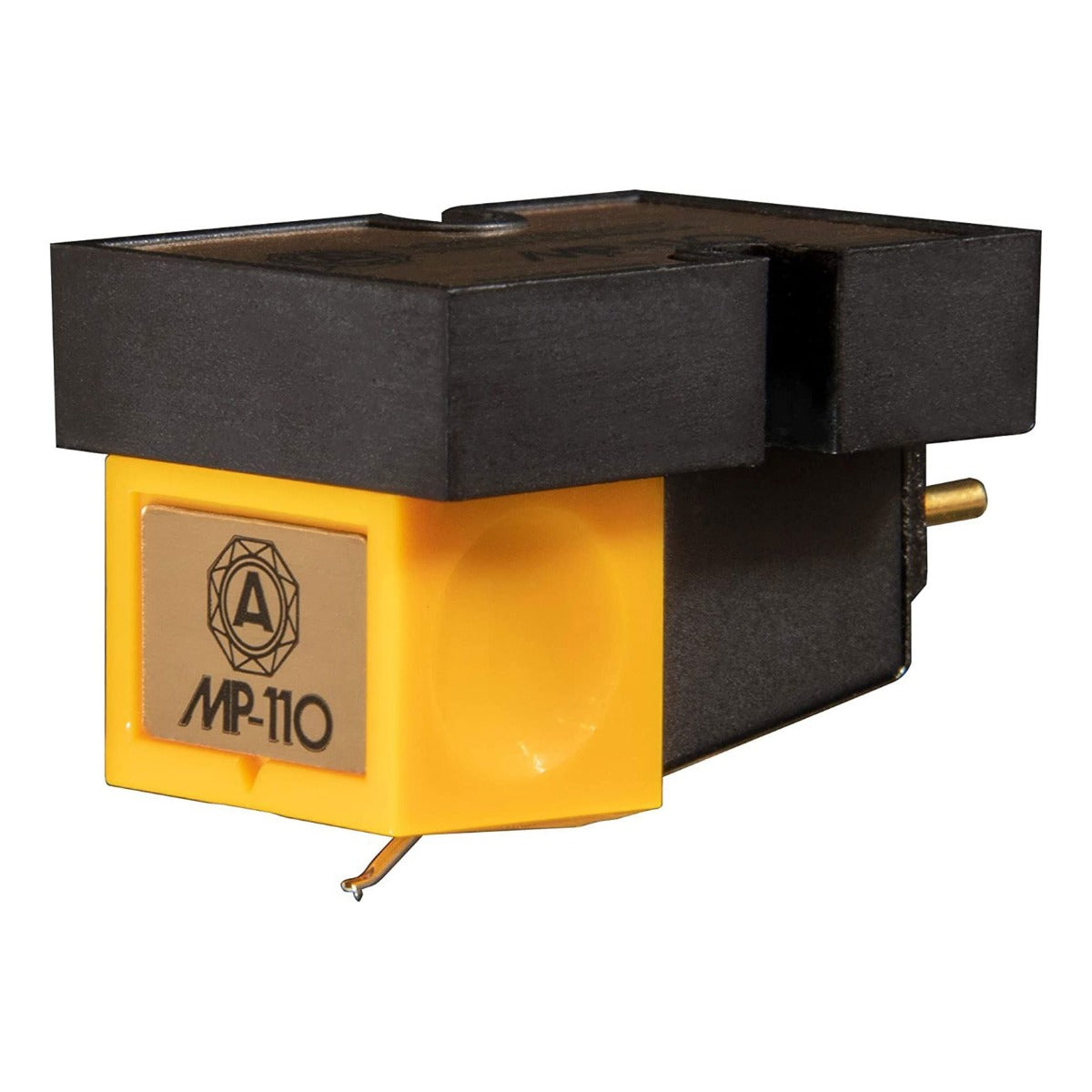 Nagaoka MP-110 turntable cartridge featuring a sleek design and high-quality construction for enhanced audio performance.