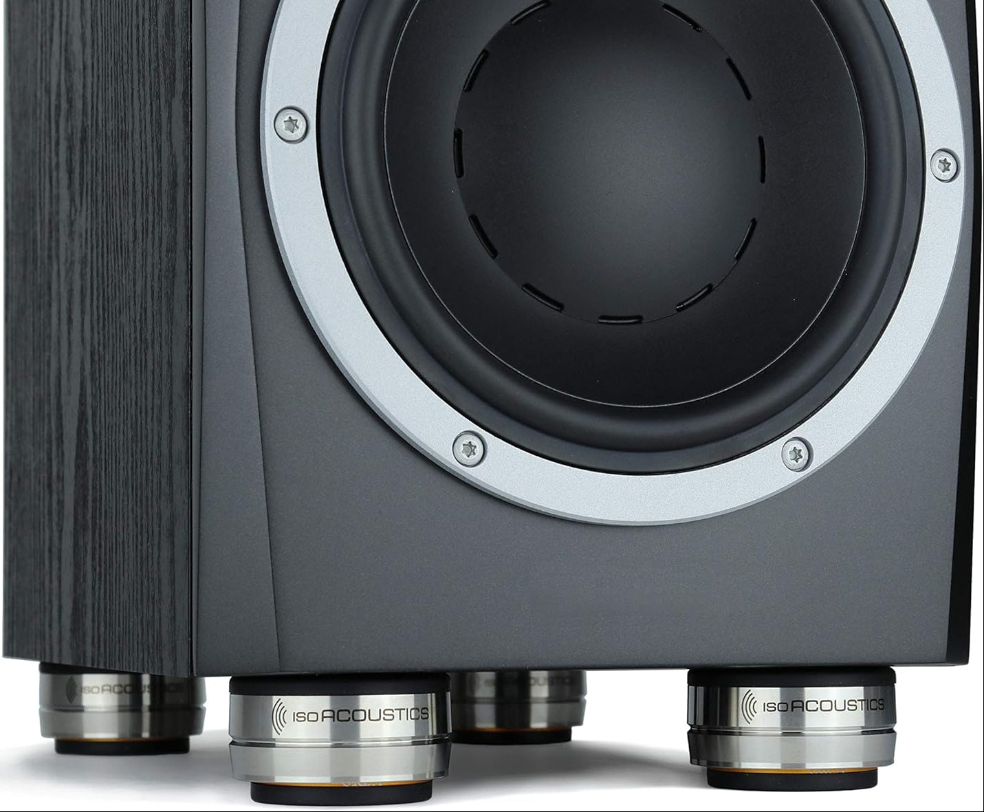 IsoAcoustics Orea Bronze speaker stands with sleek design and sturdy construction for optimal audio support and stability.