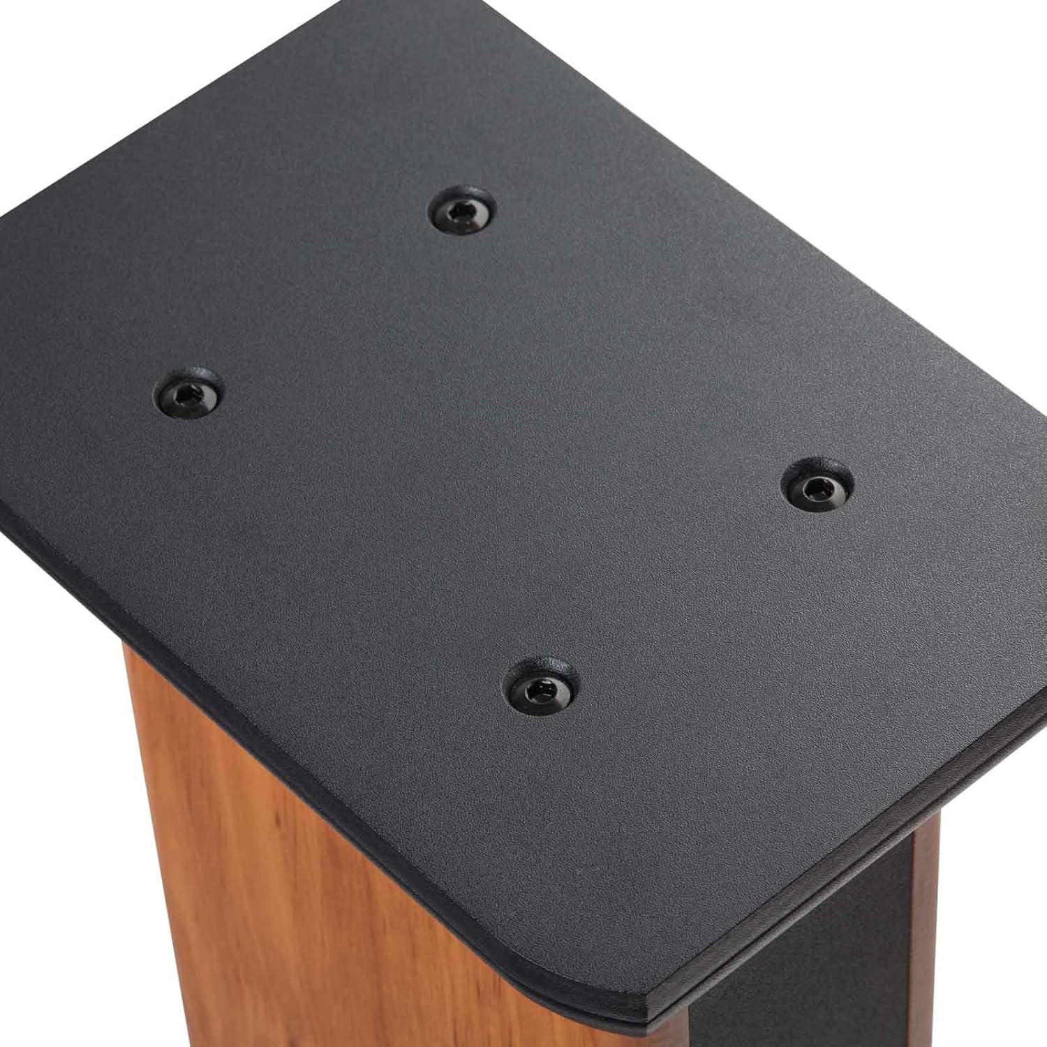 Edifier SS02 studio monitor speaker stands in black with adjustable height and stable base for optimal audio positioning.