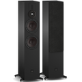 DALI Sonik 7 passive floorstanding speakers with sleek black finish and multiple drivers for high-quality sound.