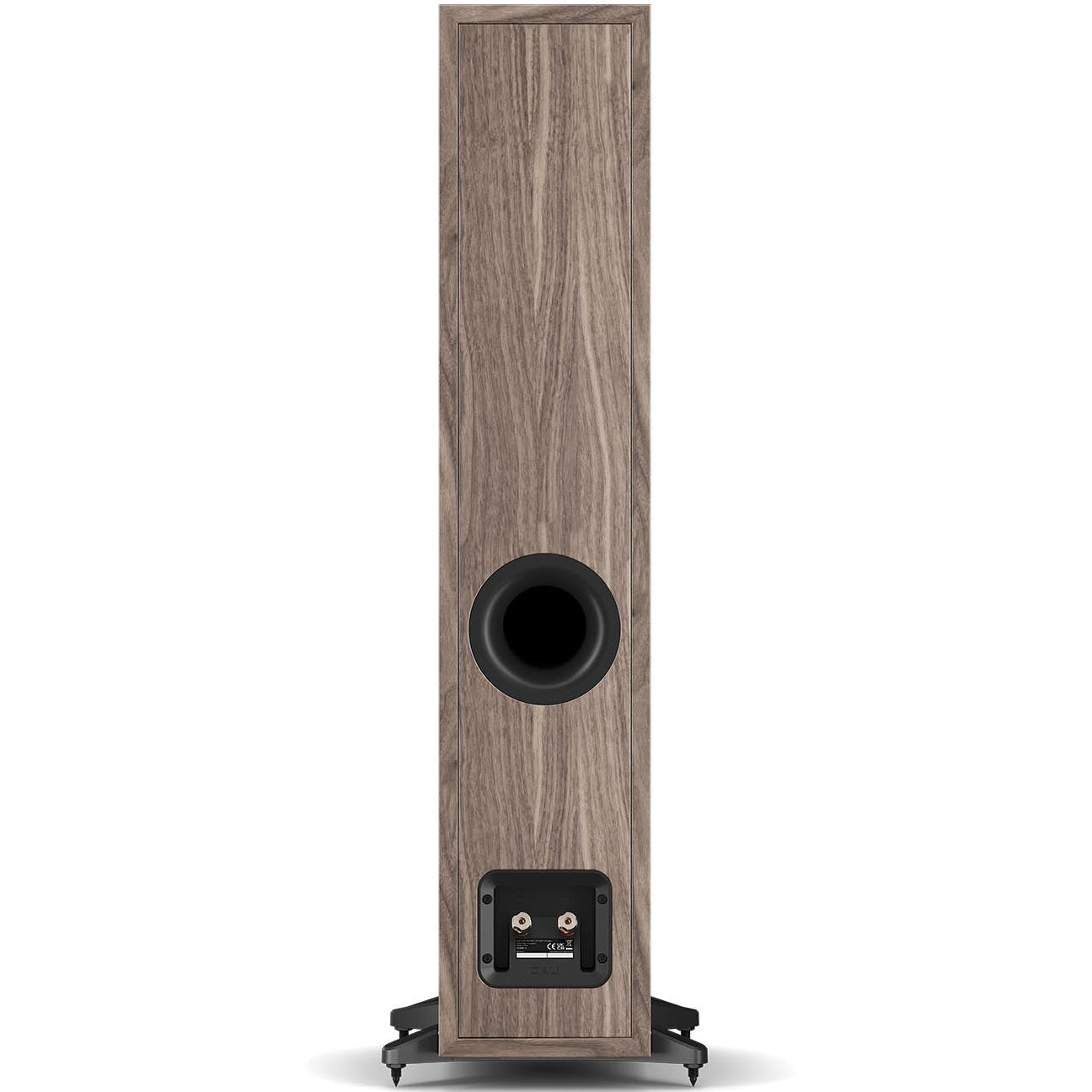 DALI Sonik 5 passive floorstanding speakers with sleek black cabinets and multiple drivers for high-quality audio performance.