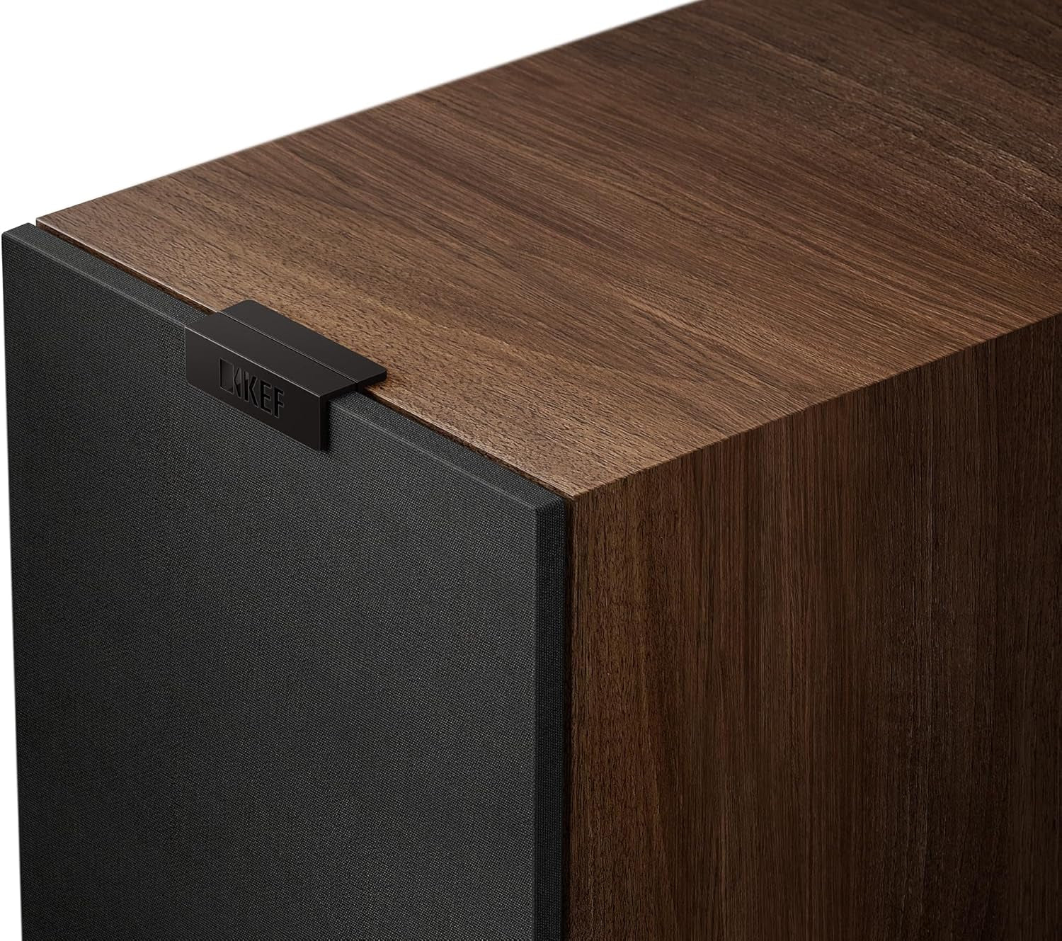 KEF Q3 Meta passive bookshelf speakers with black finish, featuring front-facing drivers and sleek design.