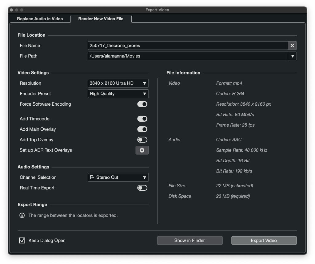 Steinberg Nuendo 15 DAW software interface on computer screen, professional audio editing and music production tool.