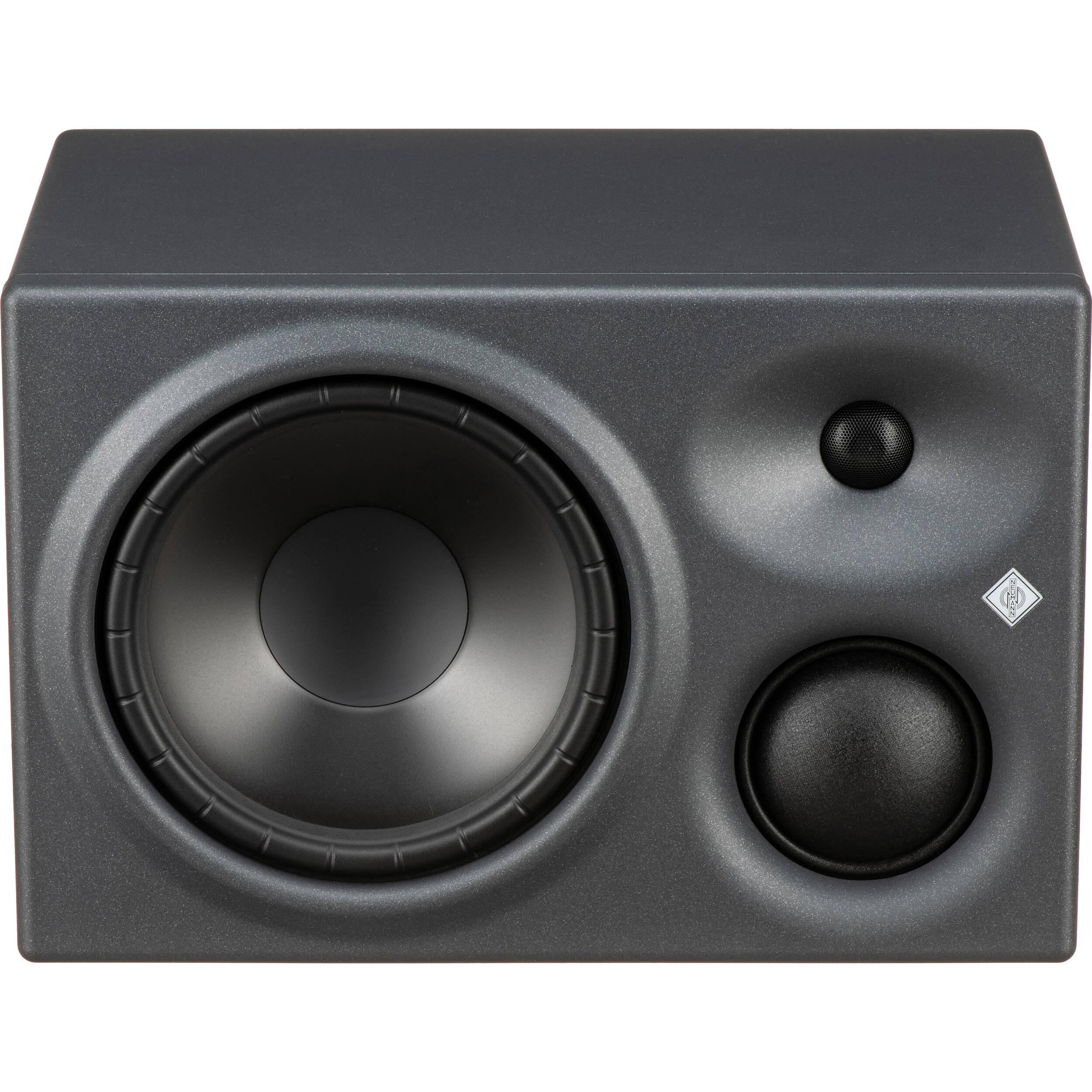 Neumann KH 310 A R G mid-field monitor speaker facing right, professional audio studio monitor for accurate sound reproduction