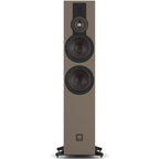 DALI Sonik 7 passive floorstanding speakers with sleek black finish and multiple drivers for high-quality audio.