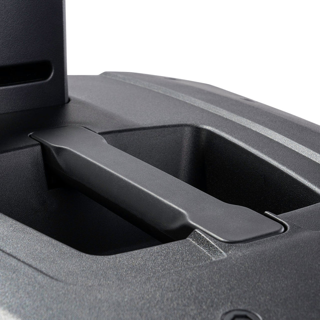 Alto Professional TS112C active column speaker with sleek black design and detailed front grille.